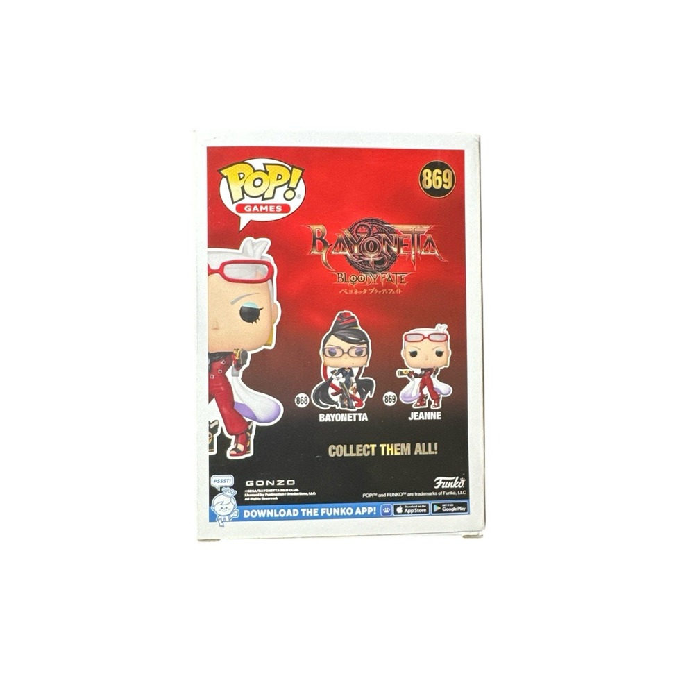 Funko Pop! Games #869 Jeanne Bayonetta 3 GameStop Exclusive - Picture 2 of 2